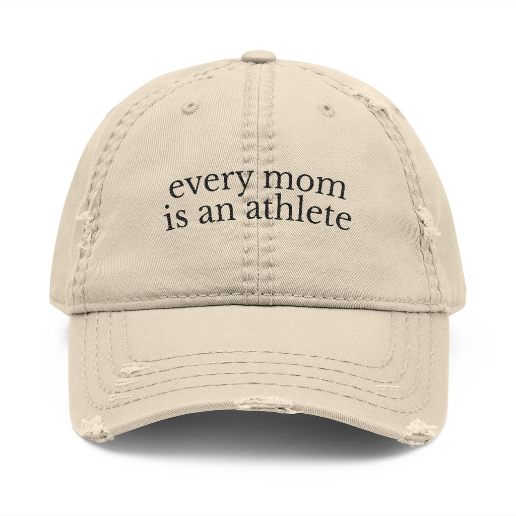 Distressed Embroidered Dad Hat