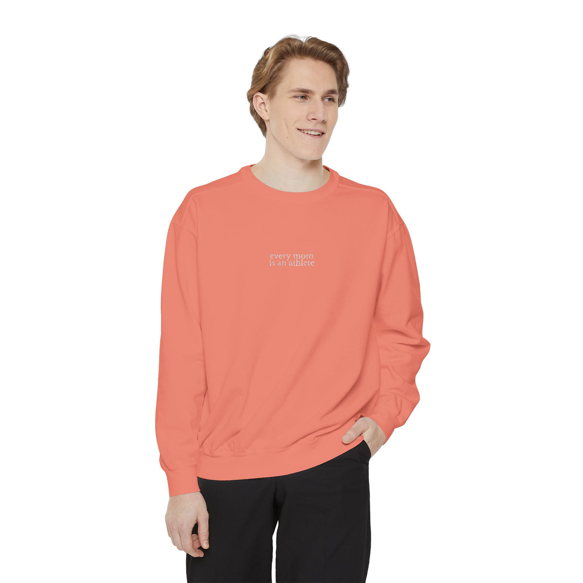 Embroidered sweatshirt Every Mom is an Athlete