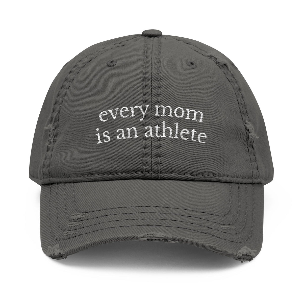 Distressed Embroidered Dad Hat