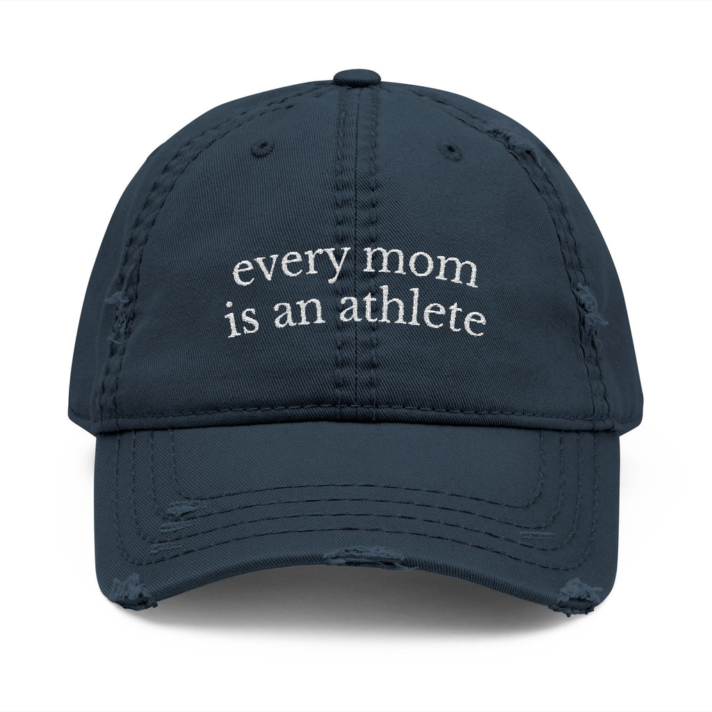 Distressed Embroidered Dad Hat